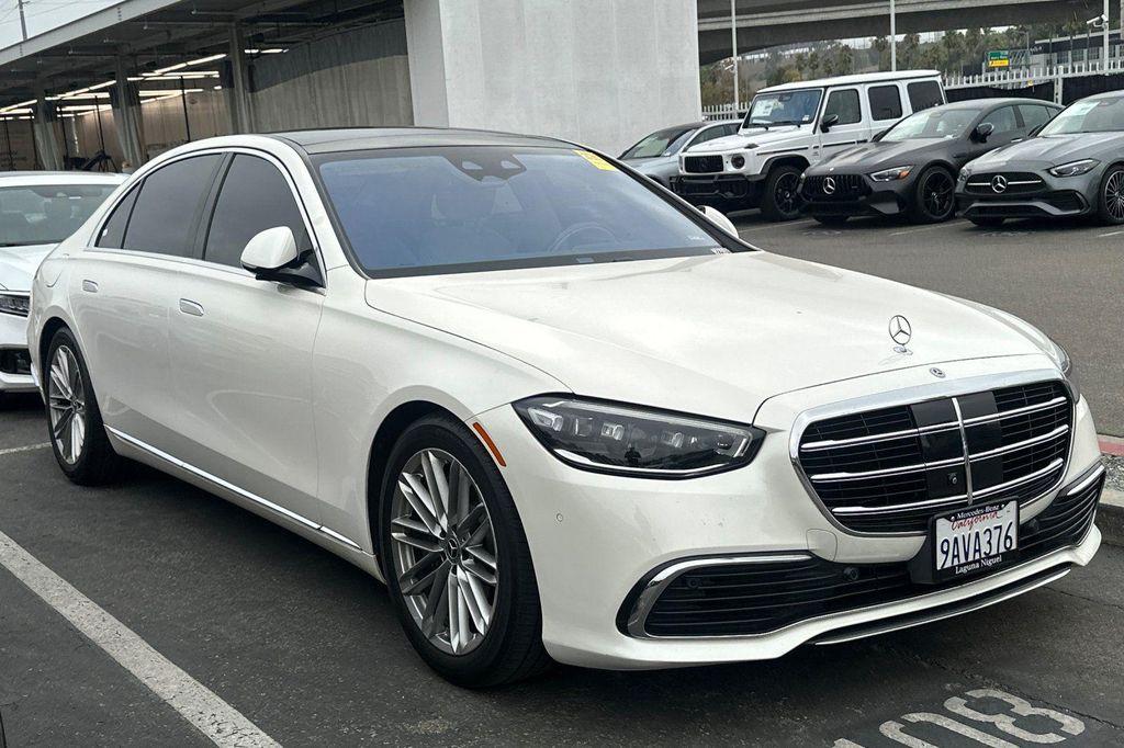 used 2022 Mercedes-Benz S-Class car, priced at $76,000