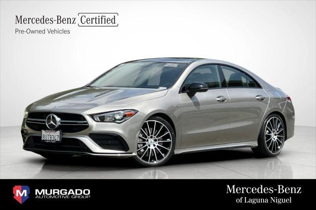 used 2021 Mercedes-Benz AMG CLA 35 car, priced at $34,191