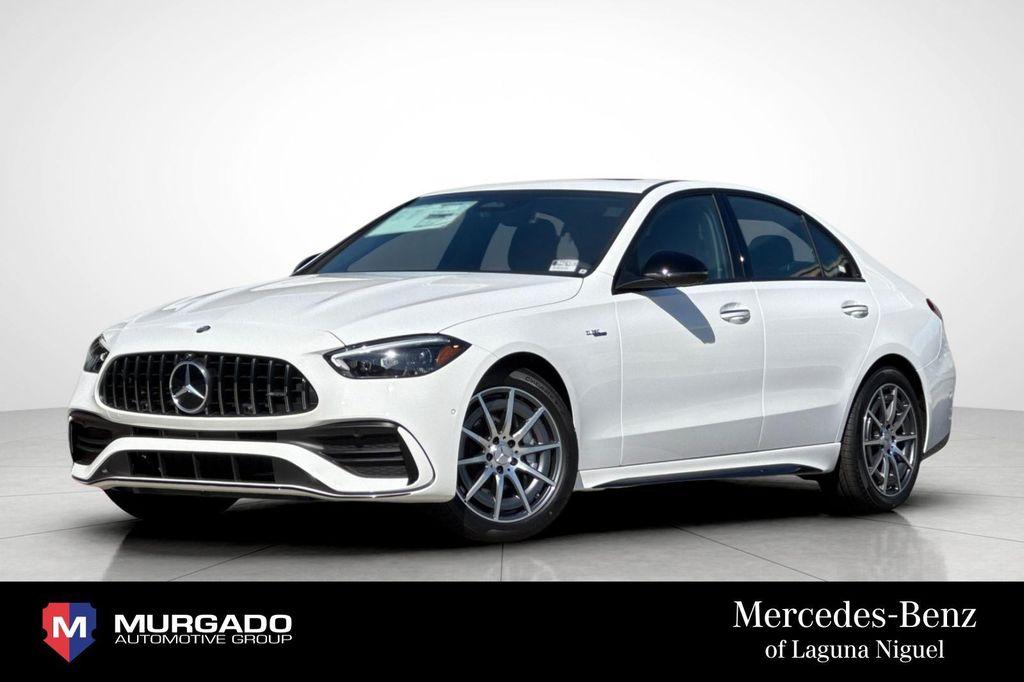 new 2025 Mercedes-Benz AMG C 43 car, priced at $68,555