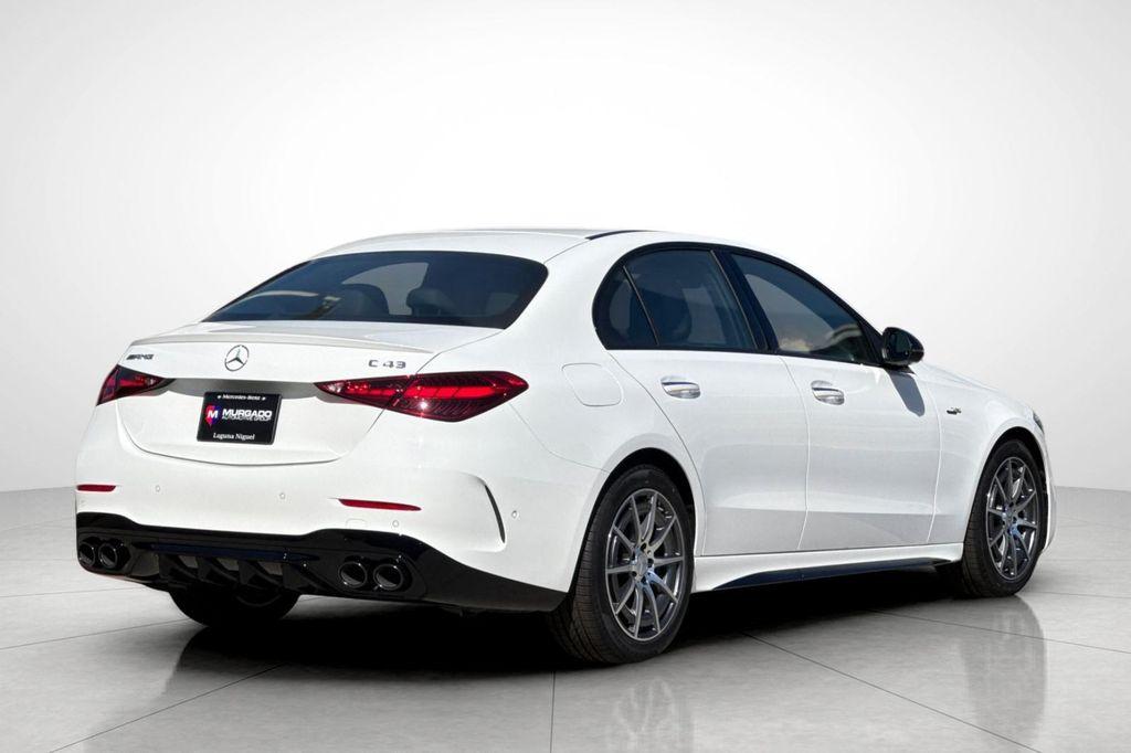 new 2025 Mercedes-Benz AMG C 43 car, priced at $68,555