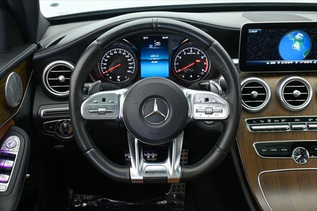 used 2020 Mercedes-Benz AMG C 43 car, priced at $33,000