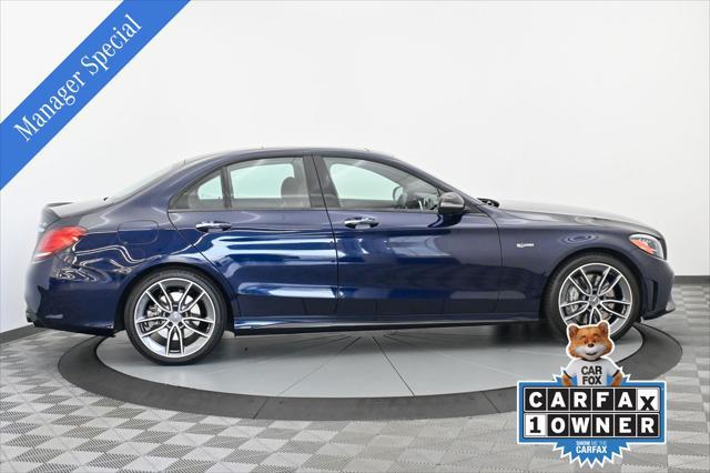 used 2020 Mercedes-Benz AMG C 43 car, priced at $28,900