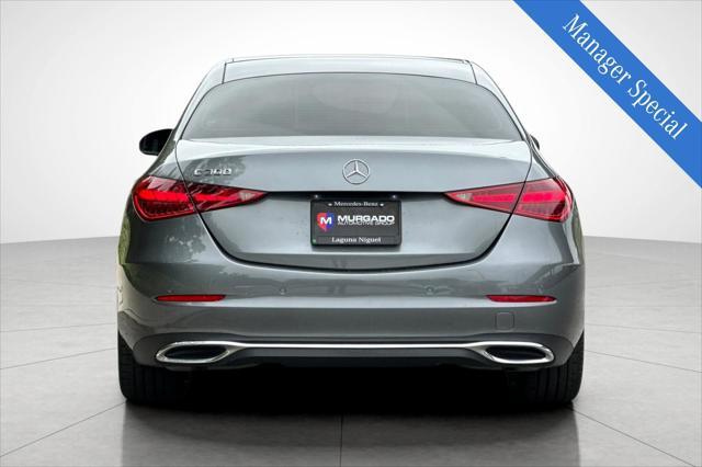 used 2022 Mercedes-Benz C-Class car, priced at $31,450