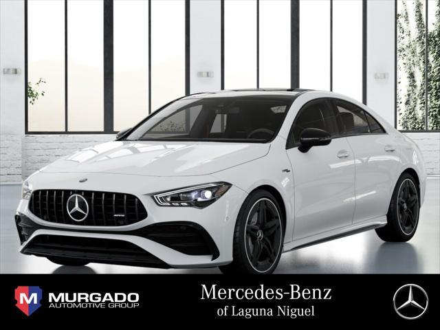 new 2025 Mercedes-Benz AMG CLA 35 car, priced at $62,095