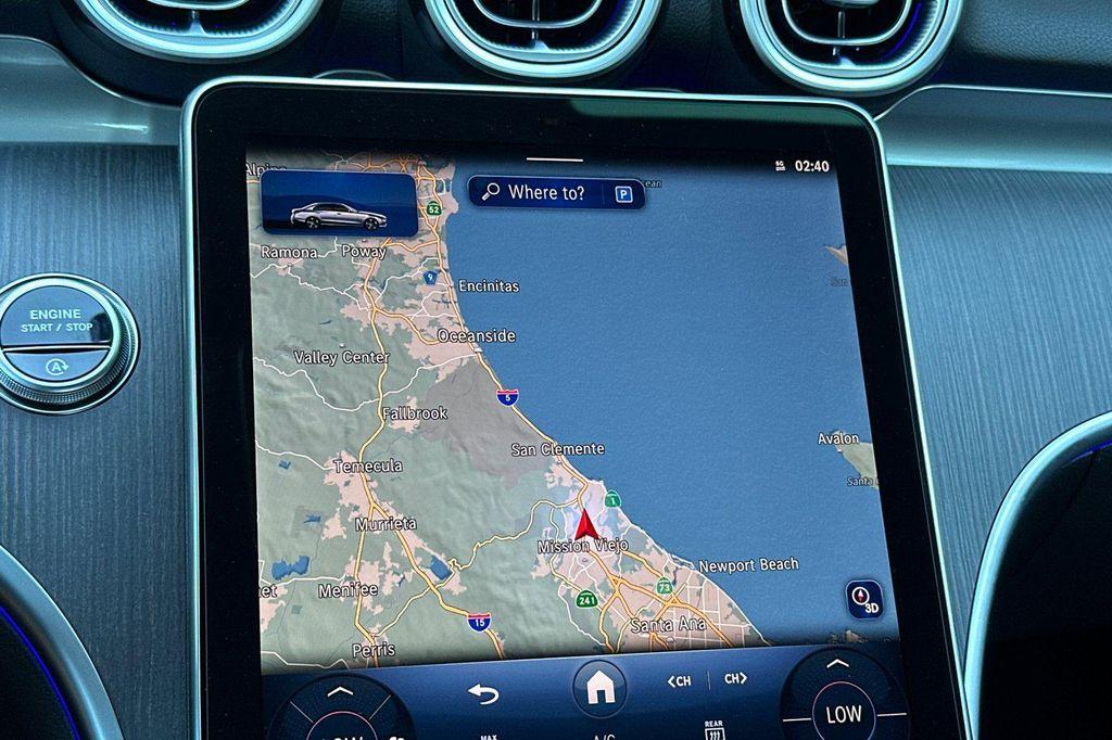 new 2025 Mercedes-Benz C-Class car, priced at $47,740