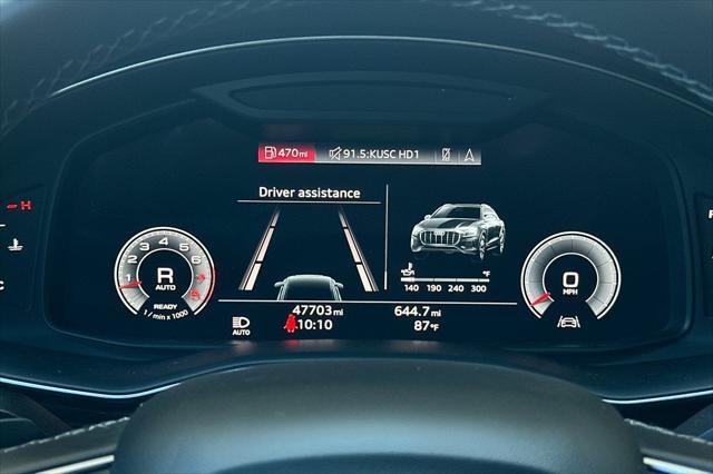 used 2021 Audi Q8 car, priced at $43,000