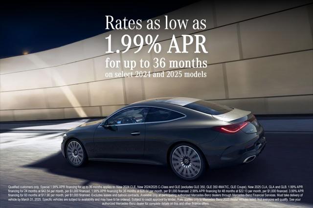 new 2025 Mercedes-Benz AMG CLA 35 car, priced at $61,385