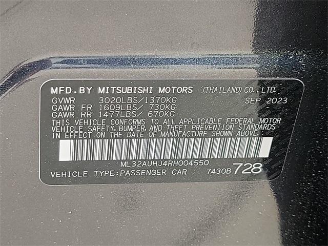 new 2024 Mitsubishi Mirage car, priced at $16,999