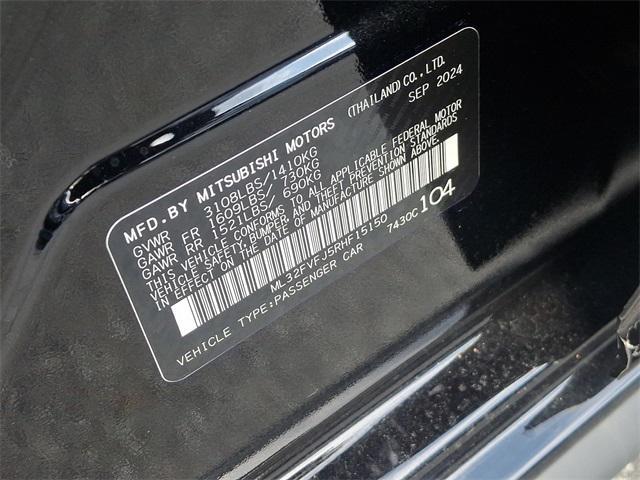 new 2024 Mitsubishi Mirage G4 car, priced at $20,915