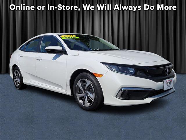 used 2021 Honda Civic car, priced at $21,500