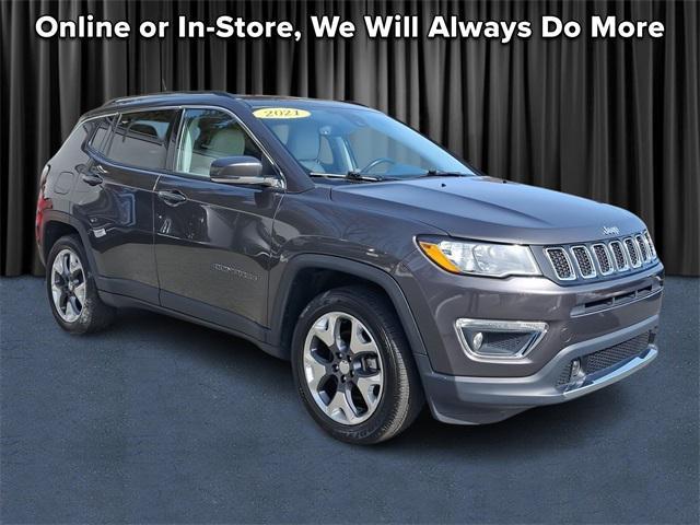 used 2021 Jeep Compass car, priced at $17,997