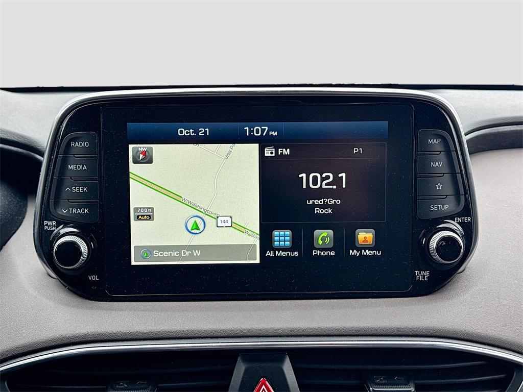 used 2020 Hyundai Santa Fe car, priced at $18,577