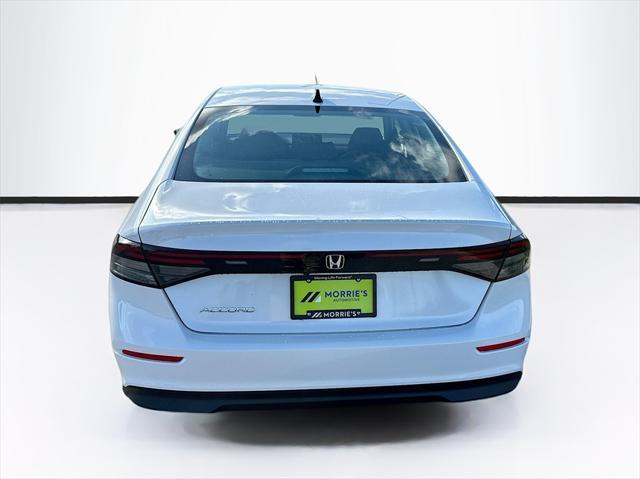 new 2025 Honda Accord car, priced at $30,750