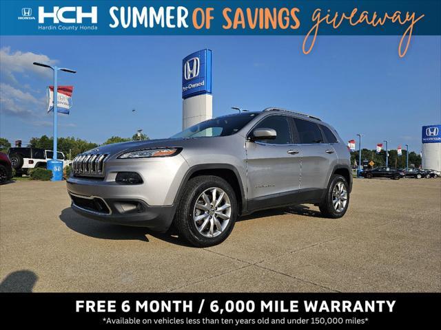 used 2017 Jeep Cherokee car, priced at $9,900