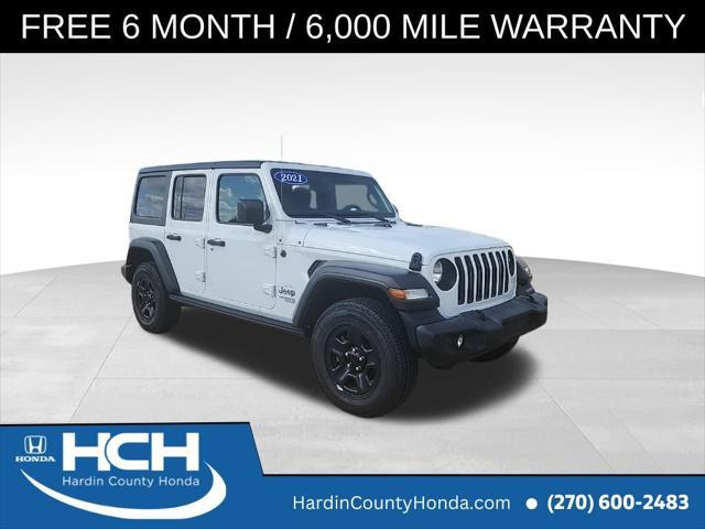 used 2021 Jeep Wrangler Unlimited car, priced at $30,110