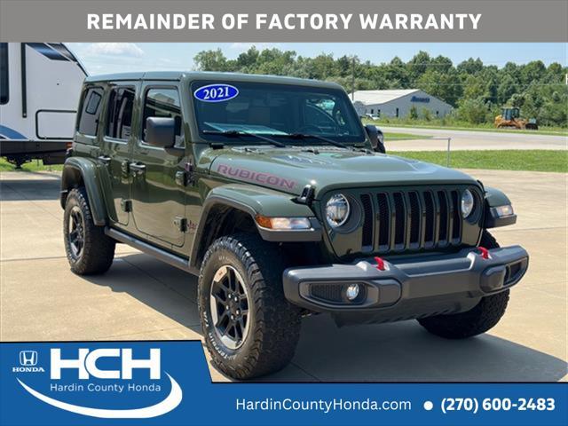 used 2021 Jeep Wrangler Unlimited car, priced at $32,665