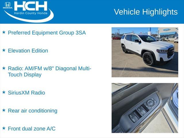 used 2022 GMC Acadia car, priced at $24,767