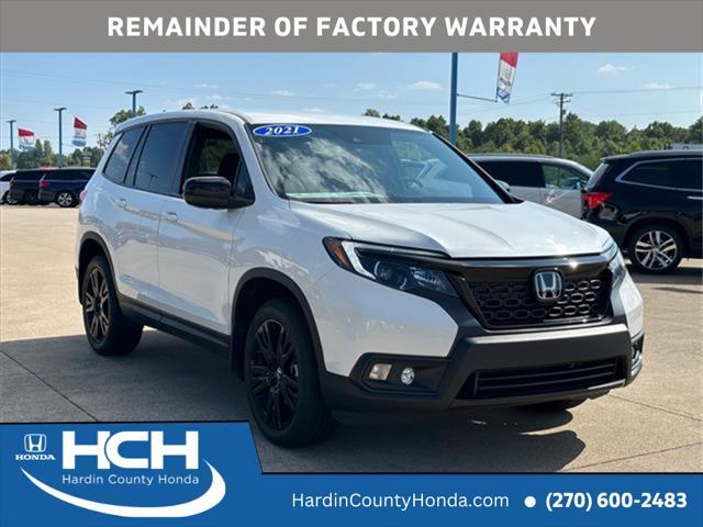 used 2021 Honda Passport car, priced at $26,240