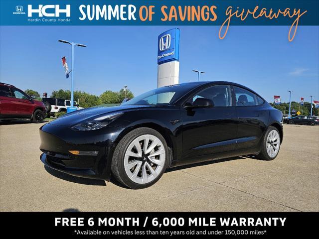 used 2022 Tesla Model 3 car, priced at $22,884