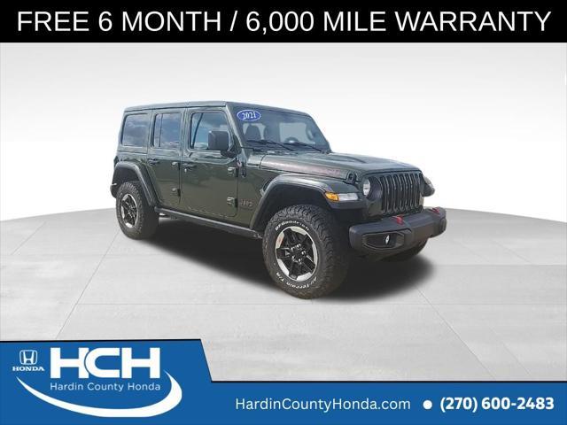 used 2021 Jeep Wrangler Unlimited car, priced at $35,890