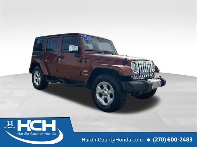 used 2014 Jeep Wrangler Unlimited car, priced at $15,711