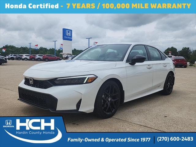 used 2025 Honda Civic car, priced at $27,900
