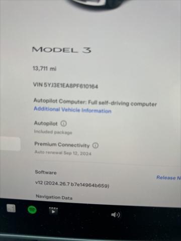 used 2023 Tesla Model 3 car, priced at $28,583