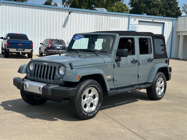 used 2015 Jeep Wrangler Unlimited car, priced at $24,115