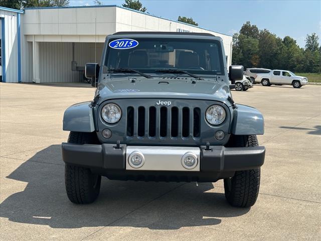 used 2015 Jeep Wrangler Unlimited car, priced at $24,115