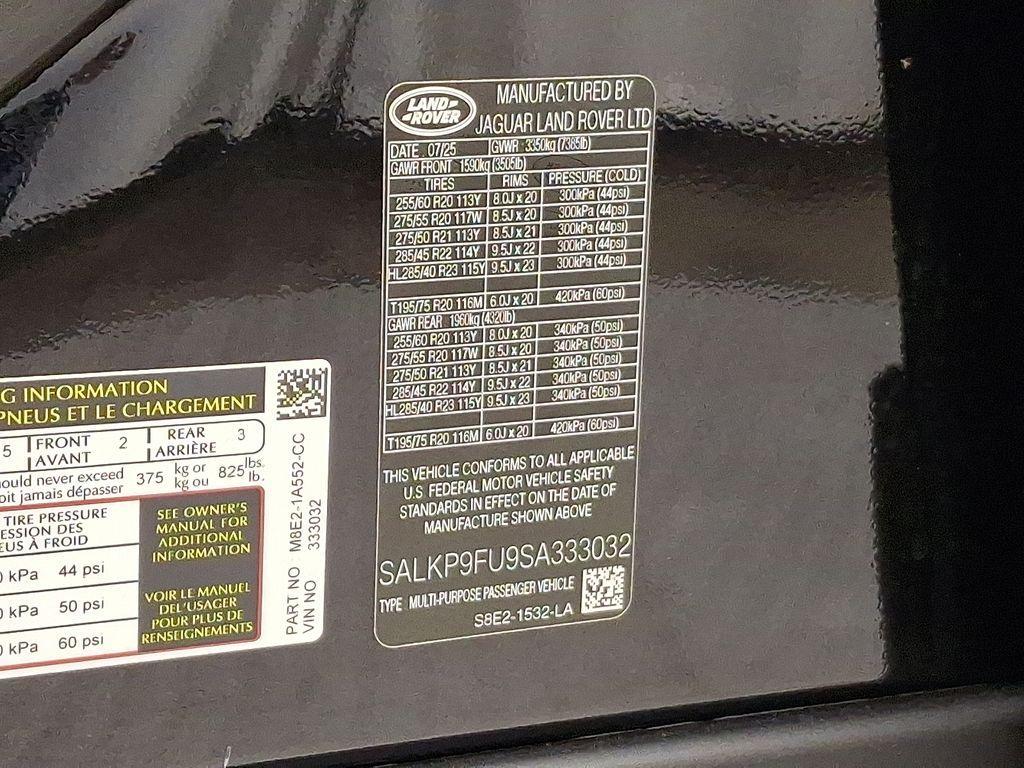 new 2025 Land Rover Range Rover car, priced at $127,315