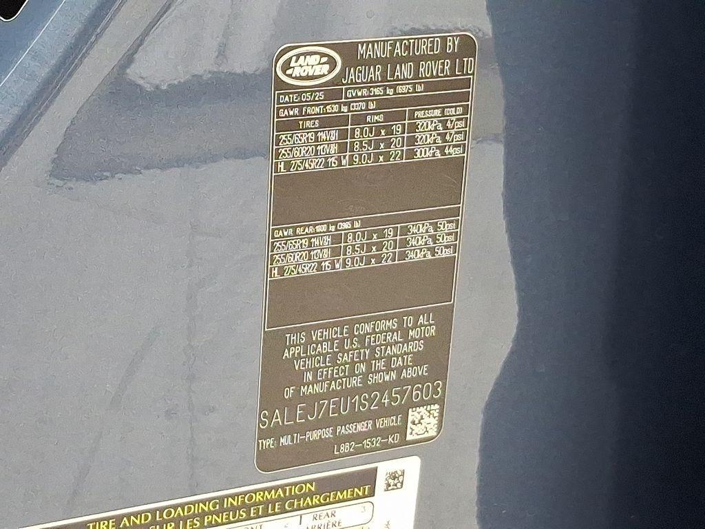 new 2025 Land Rover Defender car, priced at $78,095