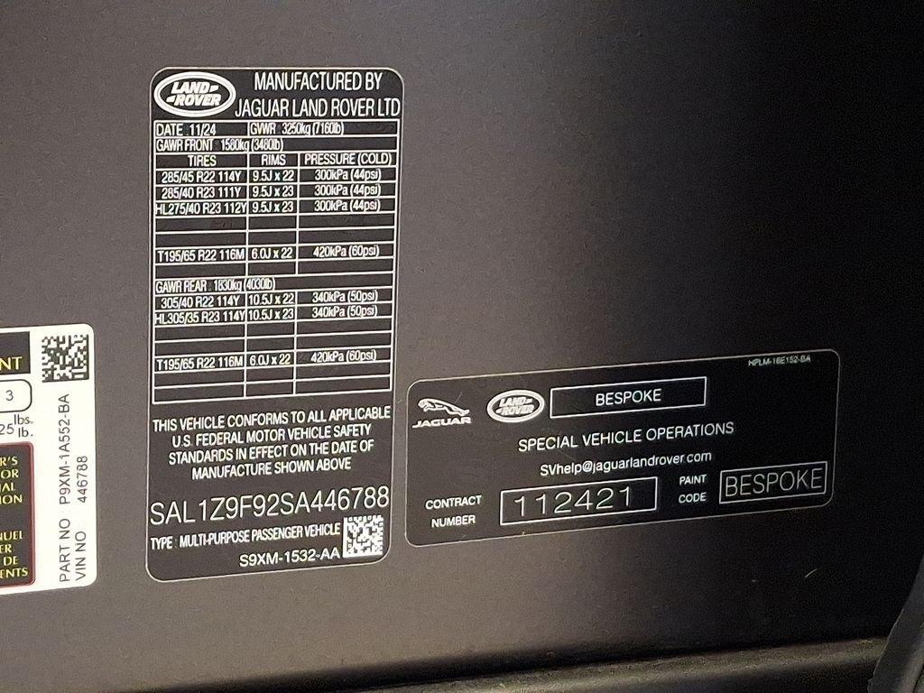 new 2025 Land Rover Range Rover Sport car, priced at $224,180