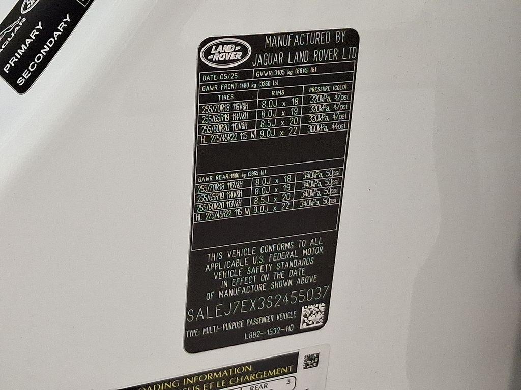 new 2025 Land Rover Defender car, priced at $72,443
