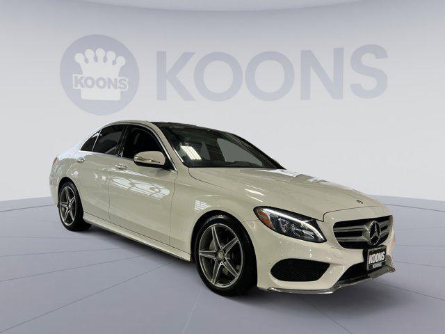 used 2015 Mercedes-Benz C-Class car, priced at $17,500