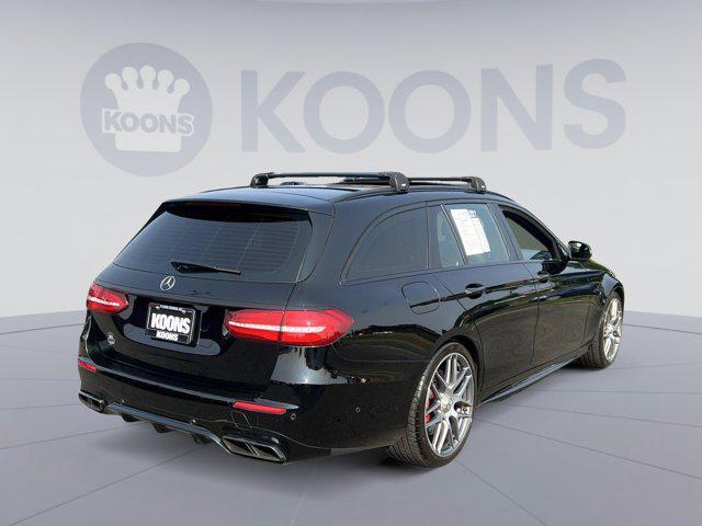 used 2018 Mercedes-Benz AMG E 63 car, priced at $50,000