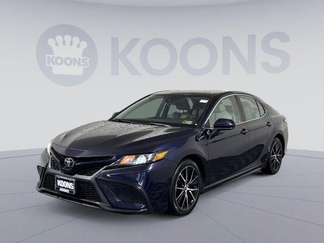 used 2021 Toyota Camry car, priced at $18,000