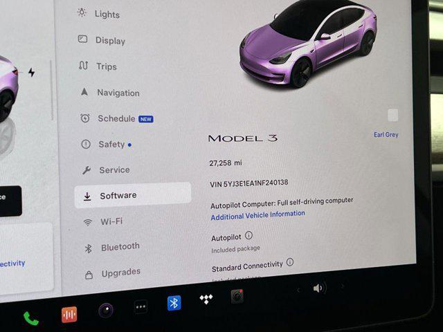 used 2022 Tesla Model 3 car, priced at $26,000