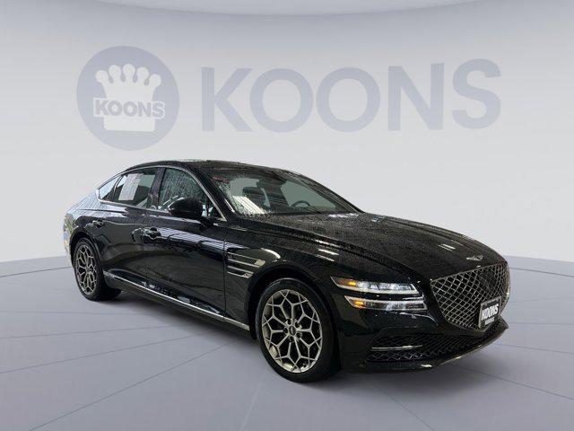 used 2022 Genesis G80 car, priced at $35,000