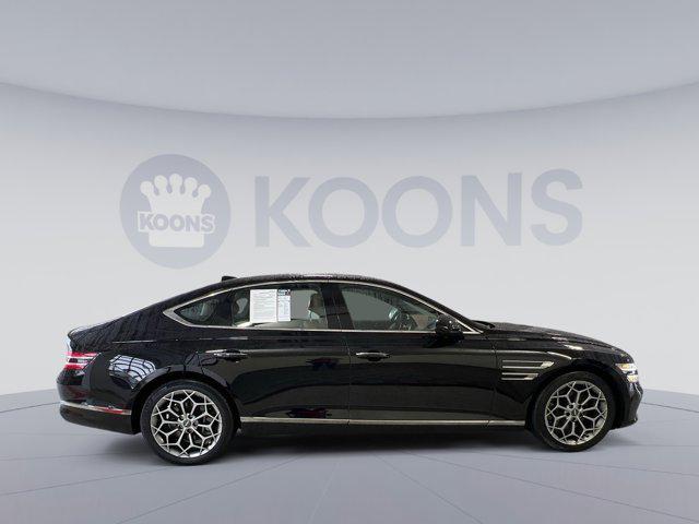 used 2022 Genesis G80 car, priced at $35,000