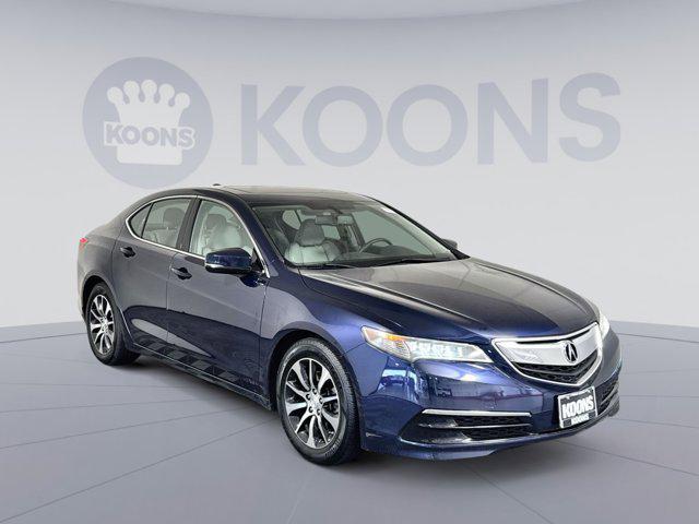 used 2015 Acura TLX car, priced at $9,500