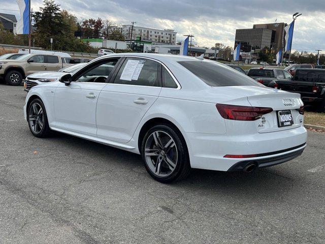 used 2018 Audi A4 car, priced at $17,500