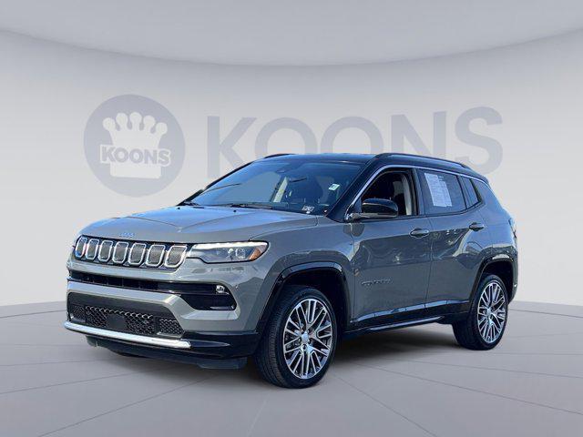 used 2022 Jeep Compass car, priced at $22,500