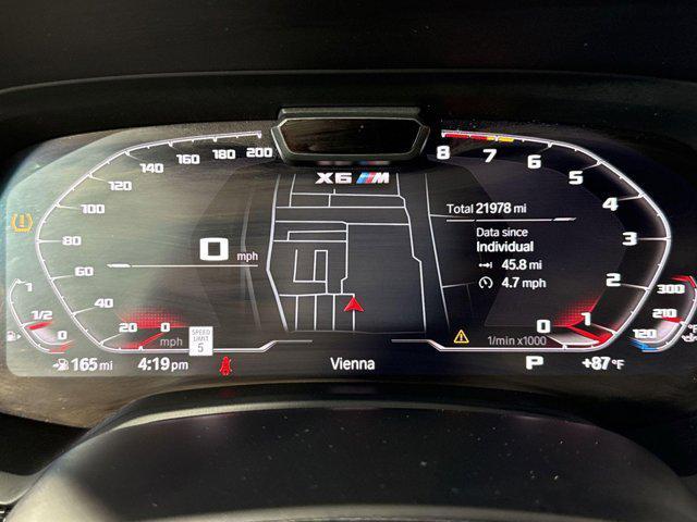 used 2021 BMW X6 M car, priced at $74,500