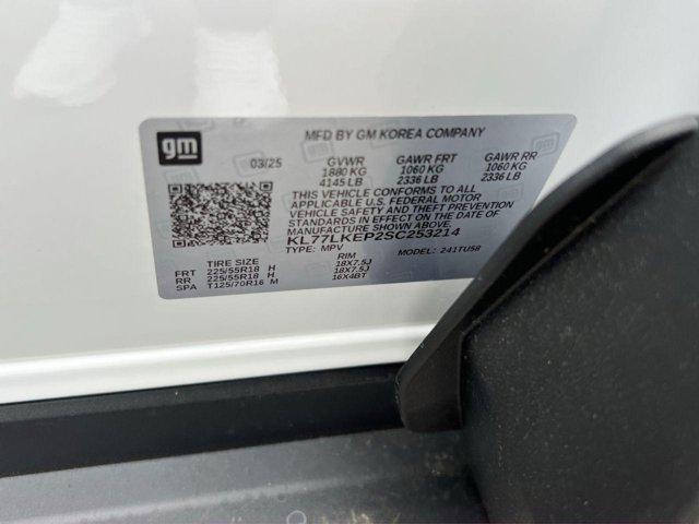new 2025 Chevrolet Trax car, priced at $23,190