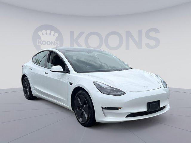 used 2021 Tesla Model 3 car, priced at $23,500
