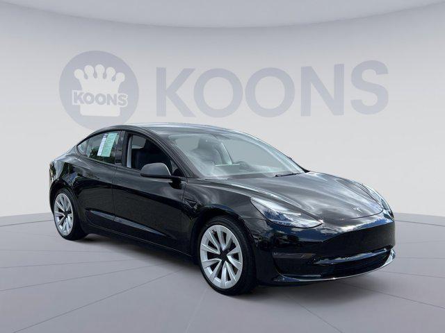 used 2022 Tesla Model 3 car, priced at $24,000