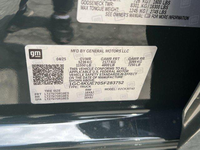new 2025 Chevrolet Silverado 3500 car, priced at $70,120