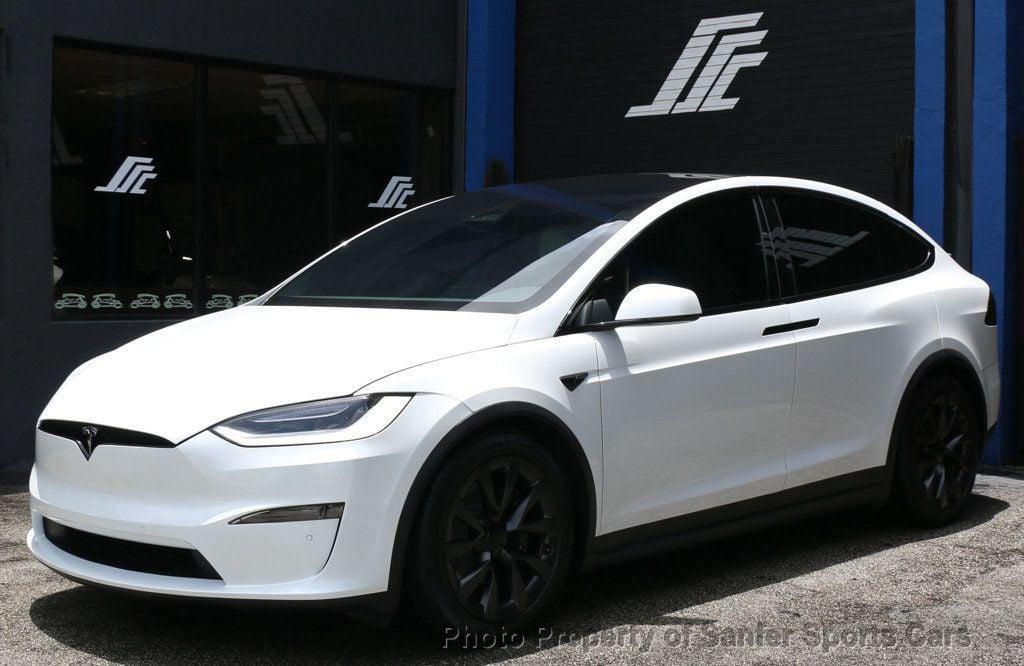 used 2023 Tesla Model X car, priced at $57,800