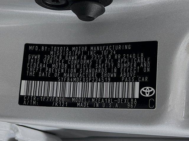 used 2025 Toyota Corolla car, priced at $23,609