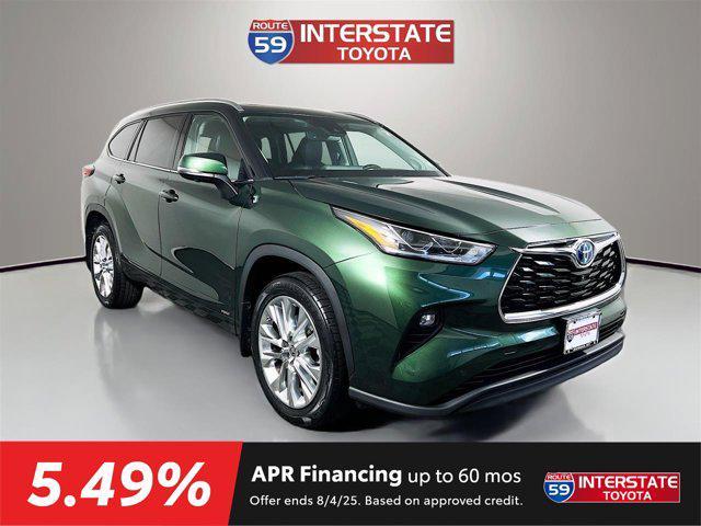 used 2023 Toyota Highlander Hybrid car, priced at $47,410